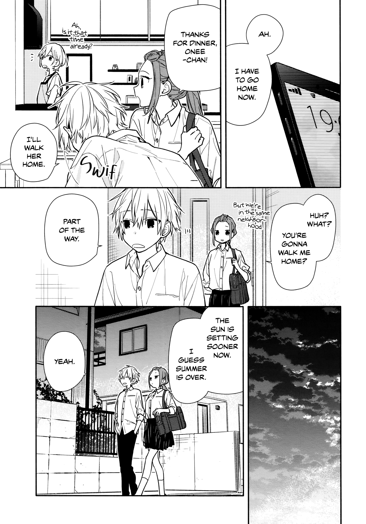 Horimiya, chapter 119.5