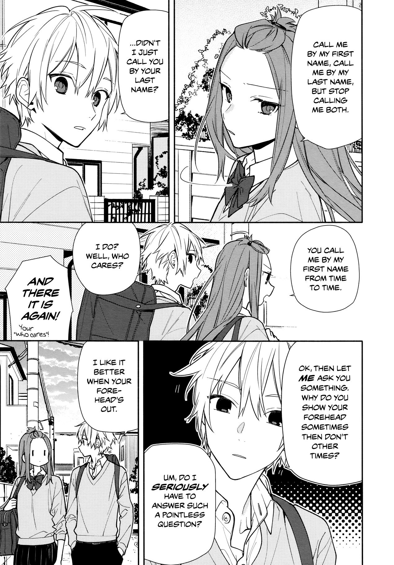 Horimiya, chapter 119.5