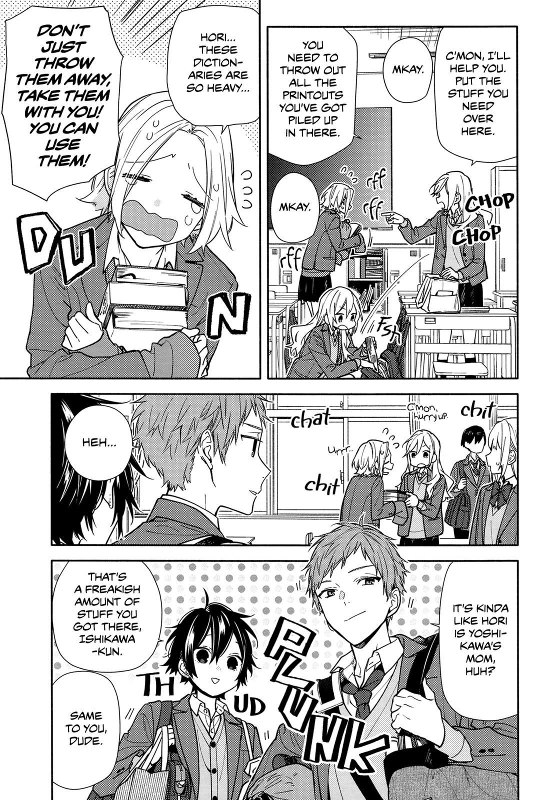 Horimiya, chapter 122.1