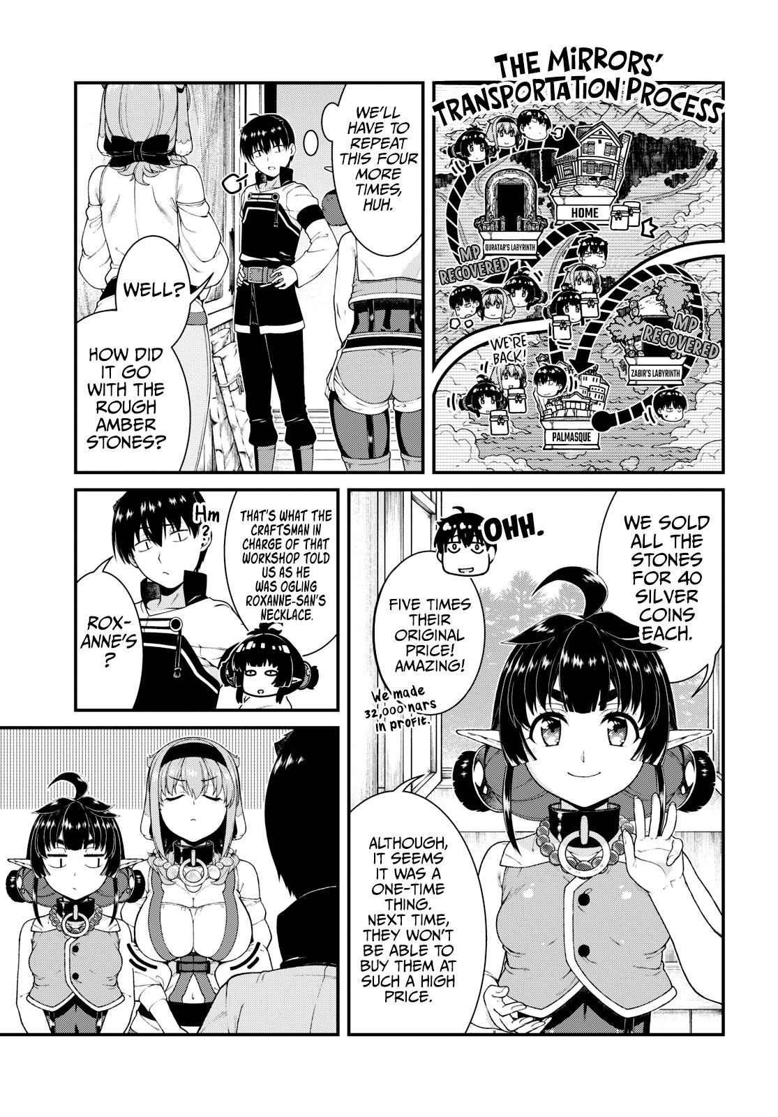 Isekai Meikyuu de Harem o, chapter 83