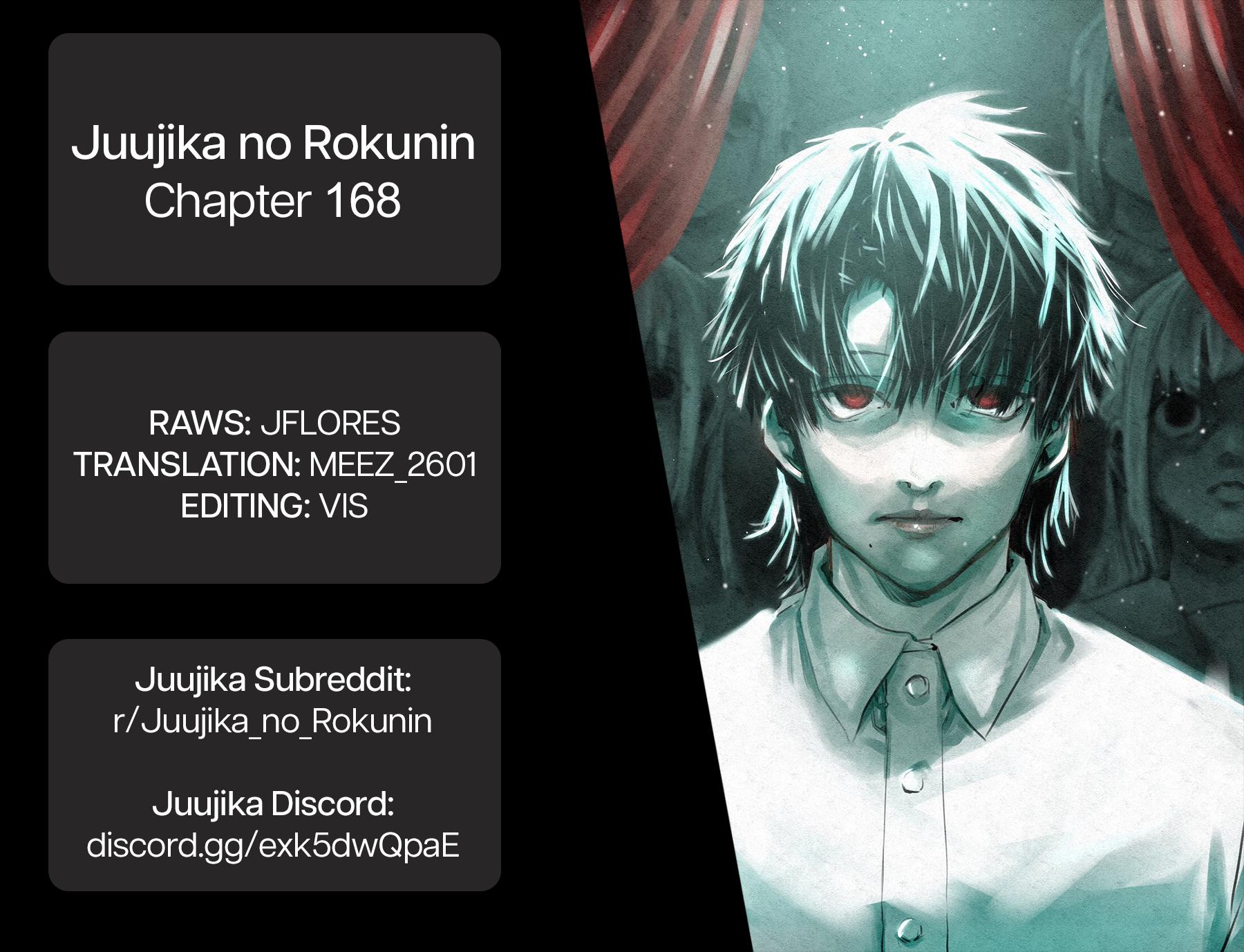 Juujika no Rokunin, Chapter 168