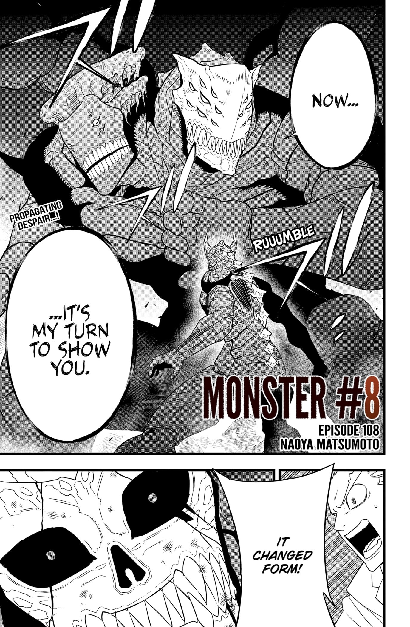 Kaiju No. 8, chapter 108