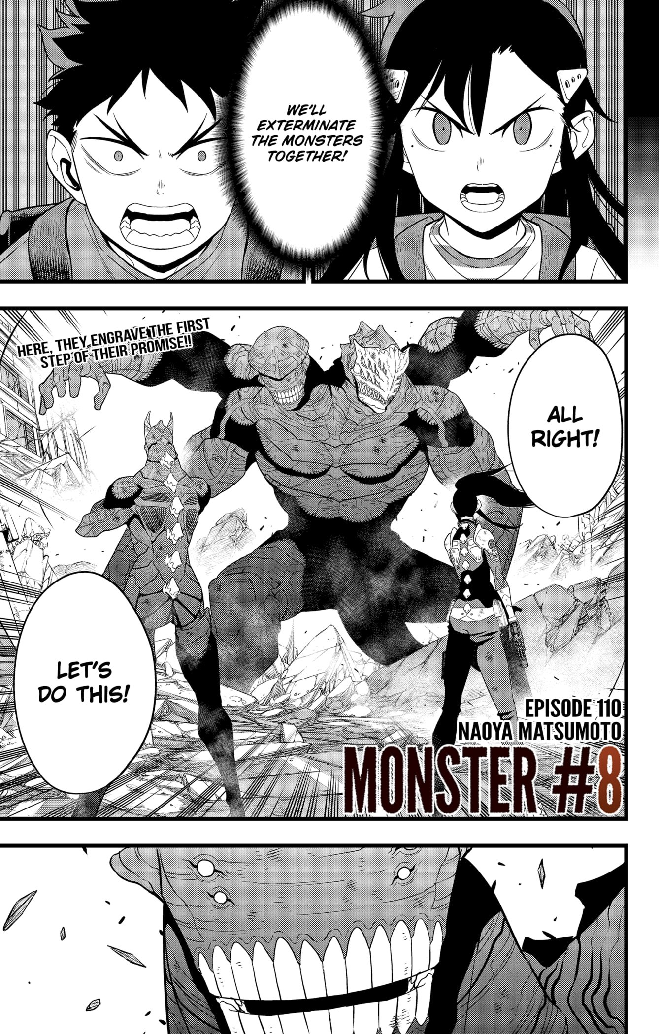 Kaiju No. 8, chapter 110