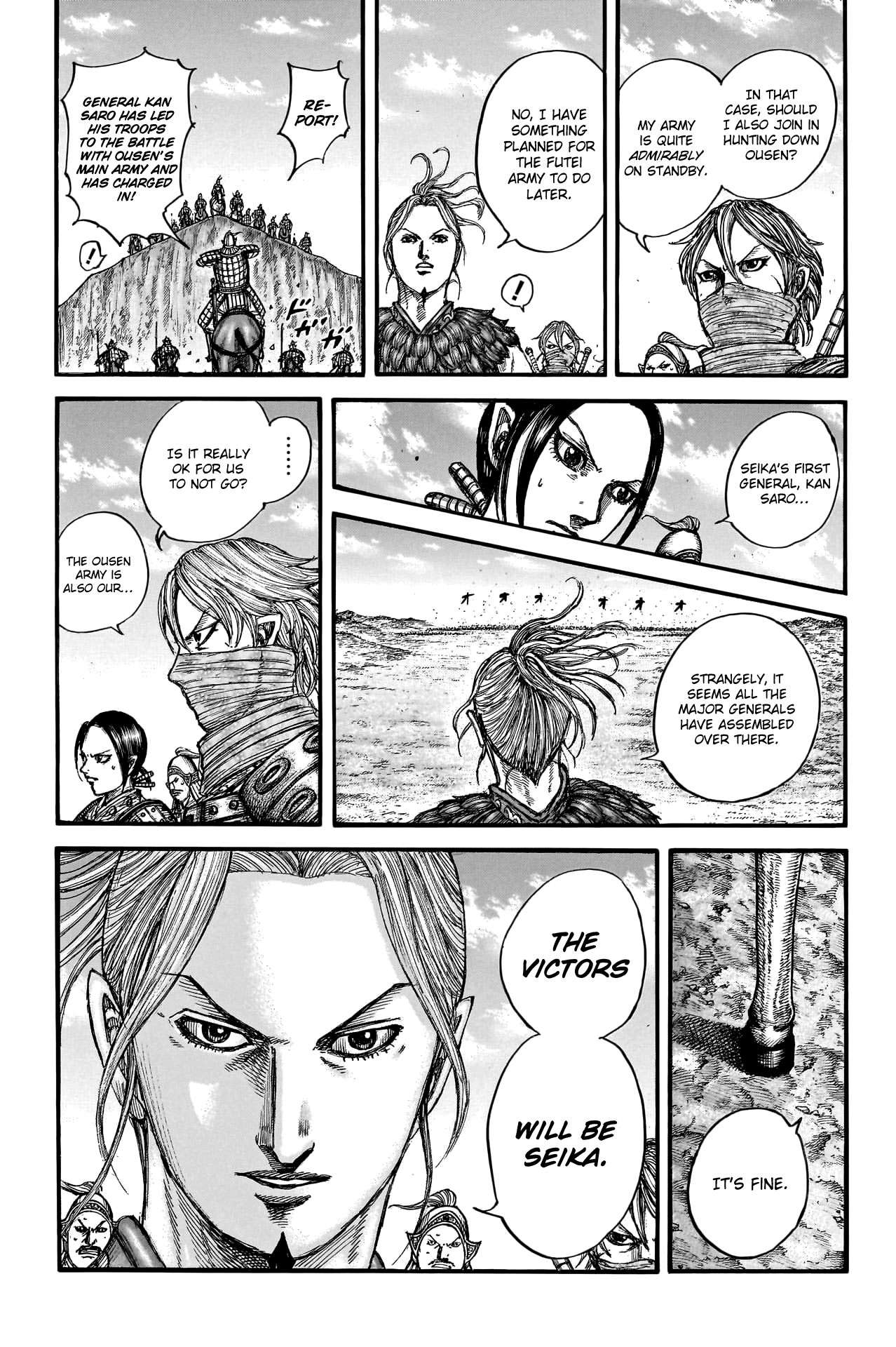 Kingdom, chapter 789