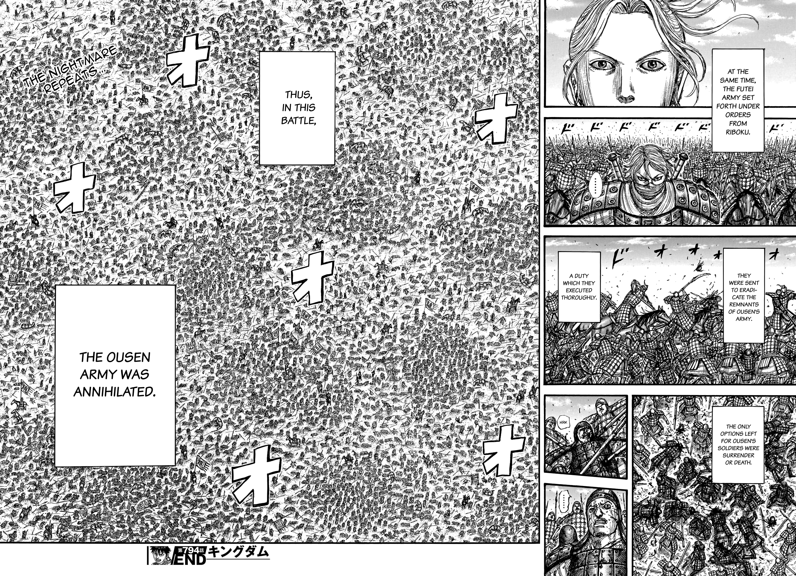 Kingdom, chapter 794