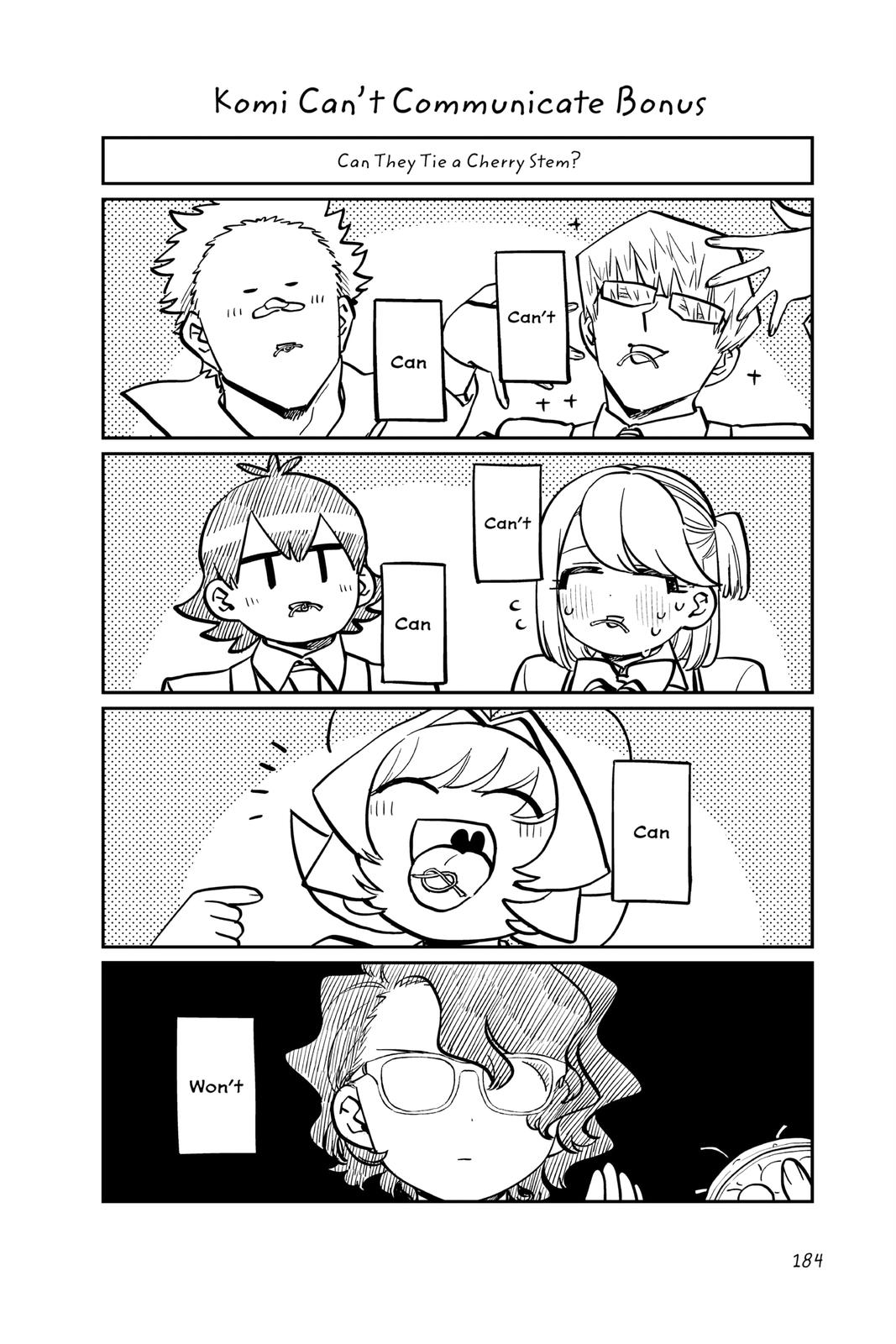 Komi Can't Communicate, Chapter 246.5