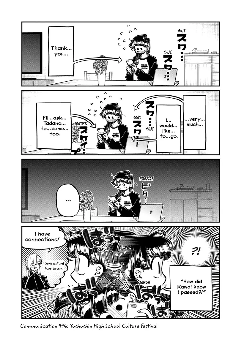 Komi Can't Communicate, Chapter 446