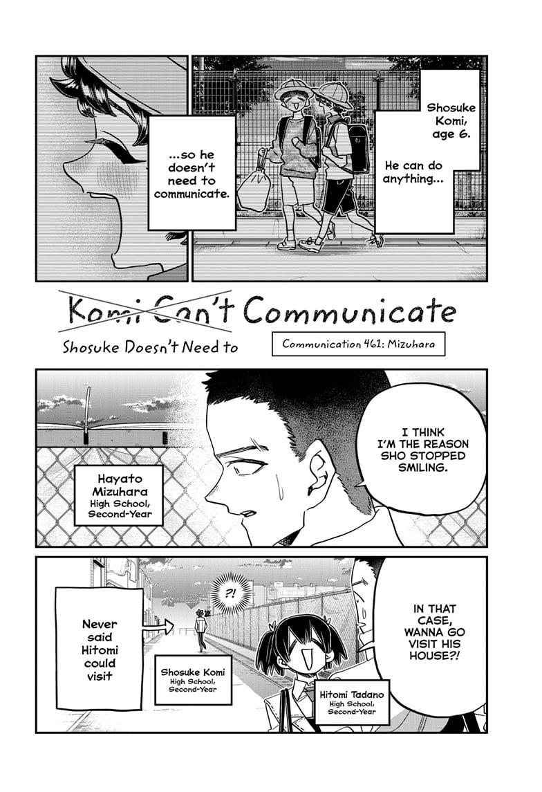 Komi Can’t Communicate, Chapter 461