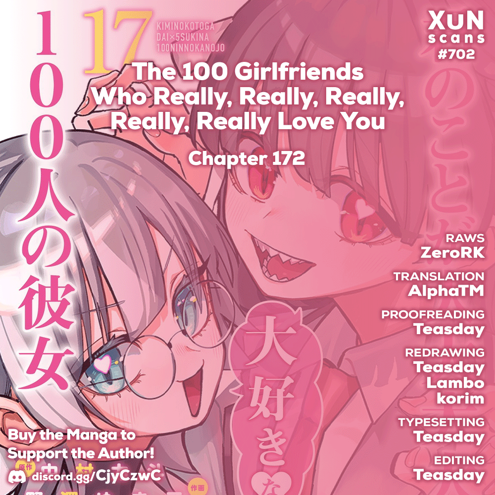 The 100 Girlfriends Who Really Love You, chapter 172