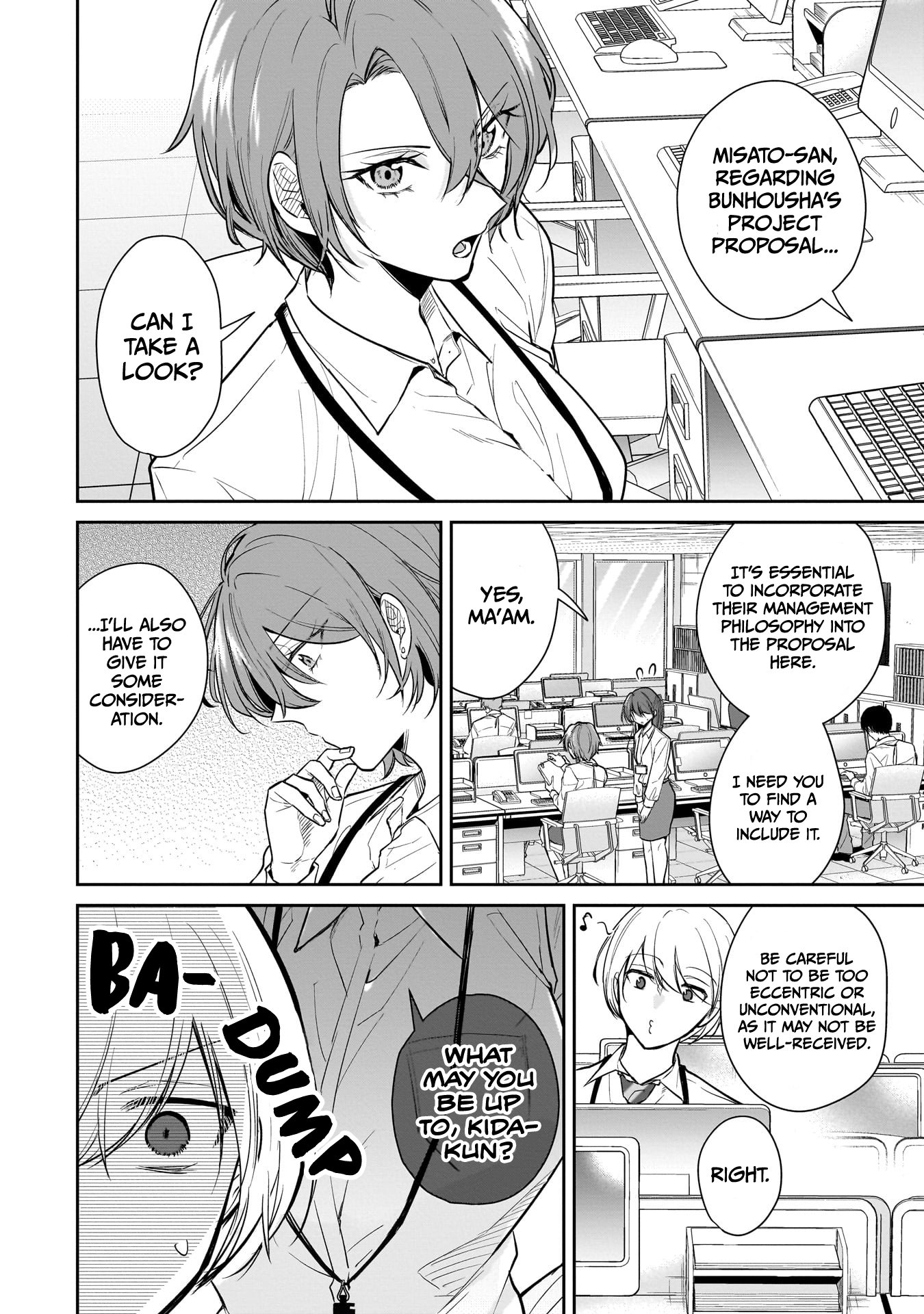 Read Misato-san wa Amasugi Joushi ni Chotto Kibishii Manga English [New