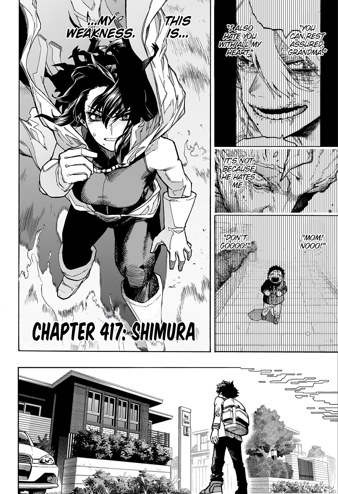 My Hero Academia, chapter 417