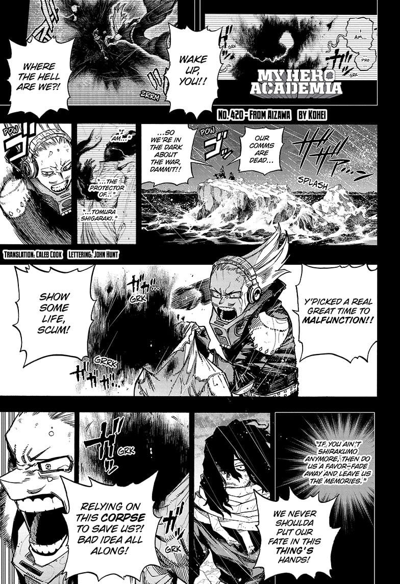 My Hero Academia, chapter 420