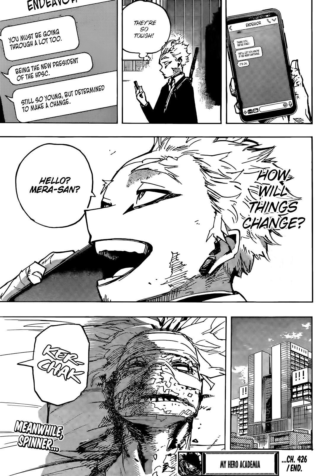 My Hero Academia, chapter 426