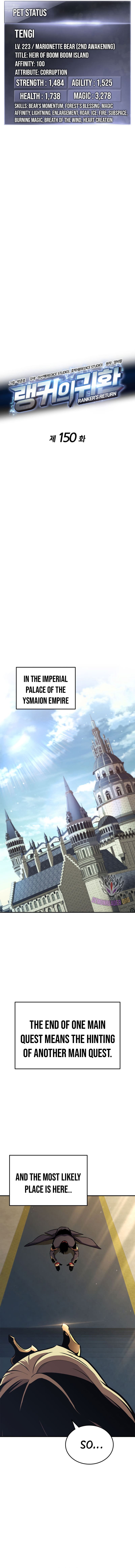 Ranker’s Return (Remake), Chapter 150