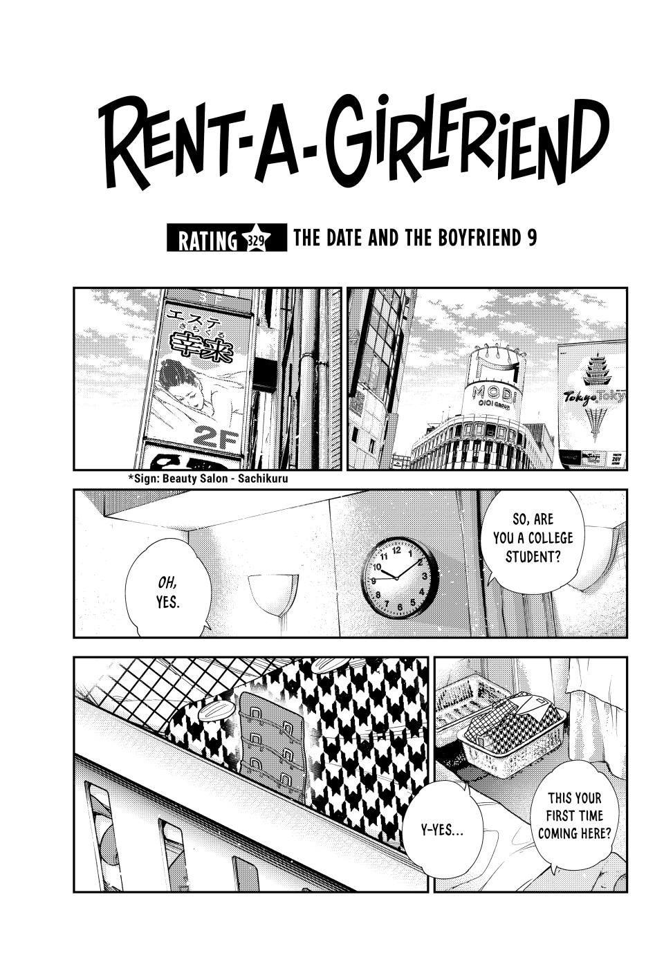 Rent a Girlfriend, chapter 329