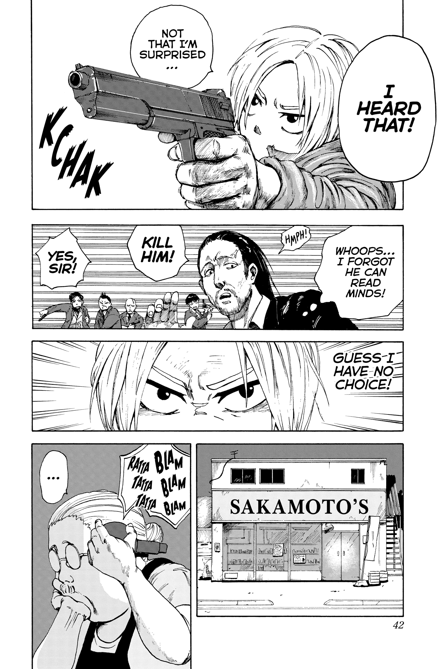 Sakamoto Days, chapter 1