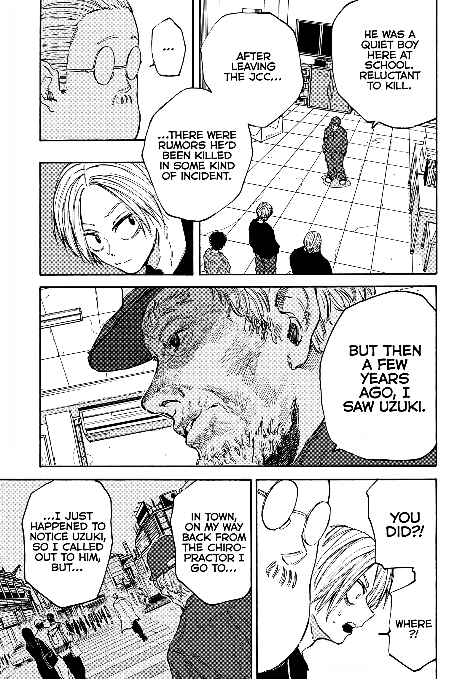 Sakamoto Days, chapter 104