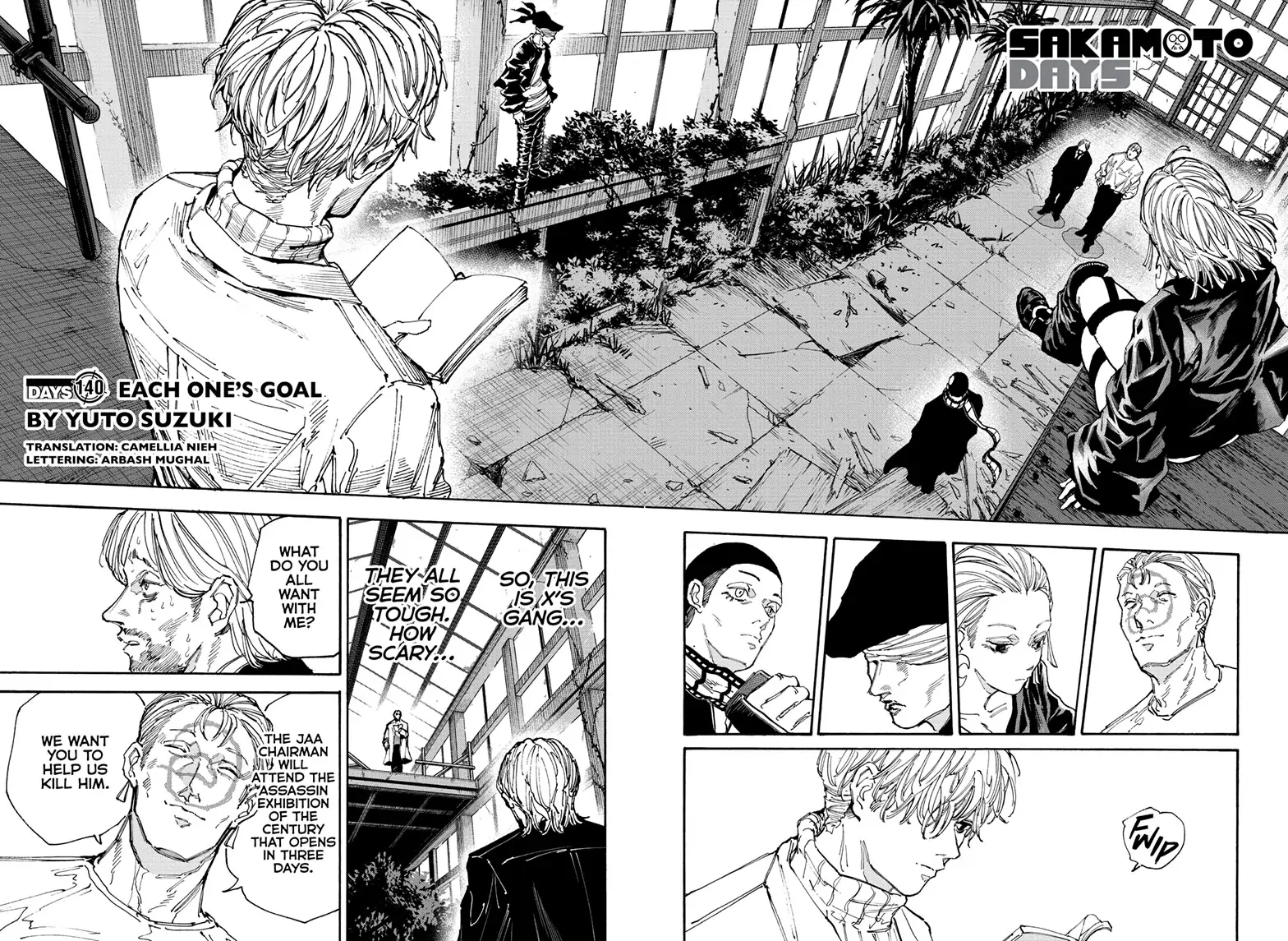 Sakamoto Days, chapter 140