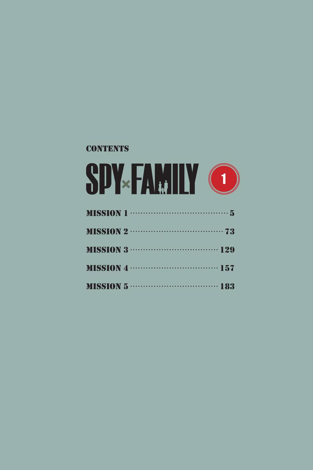 Spy × Family, chapter 1