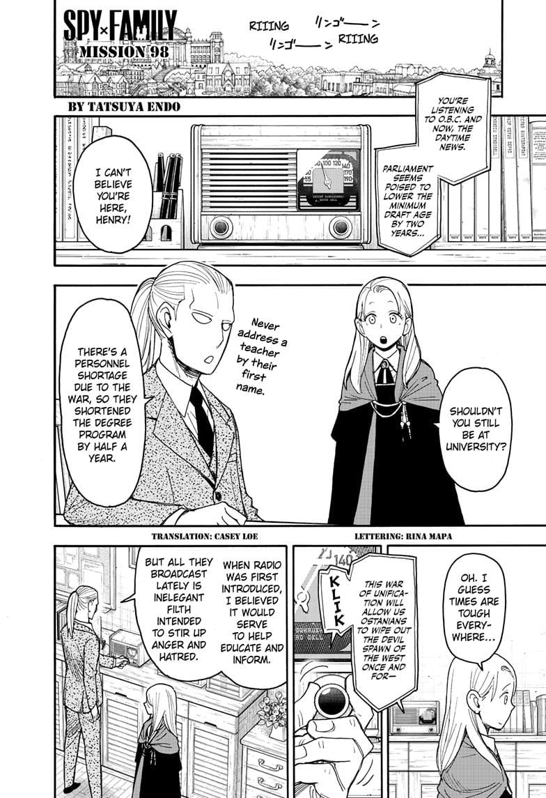 Spy × Family, chapter 98