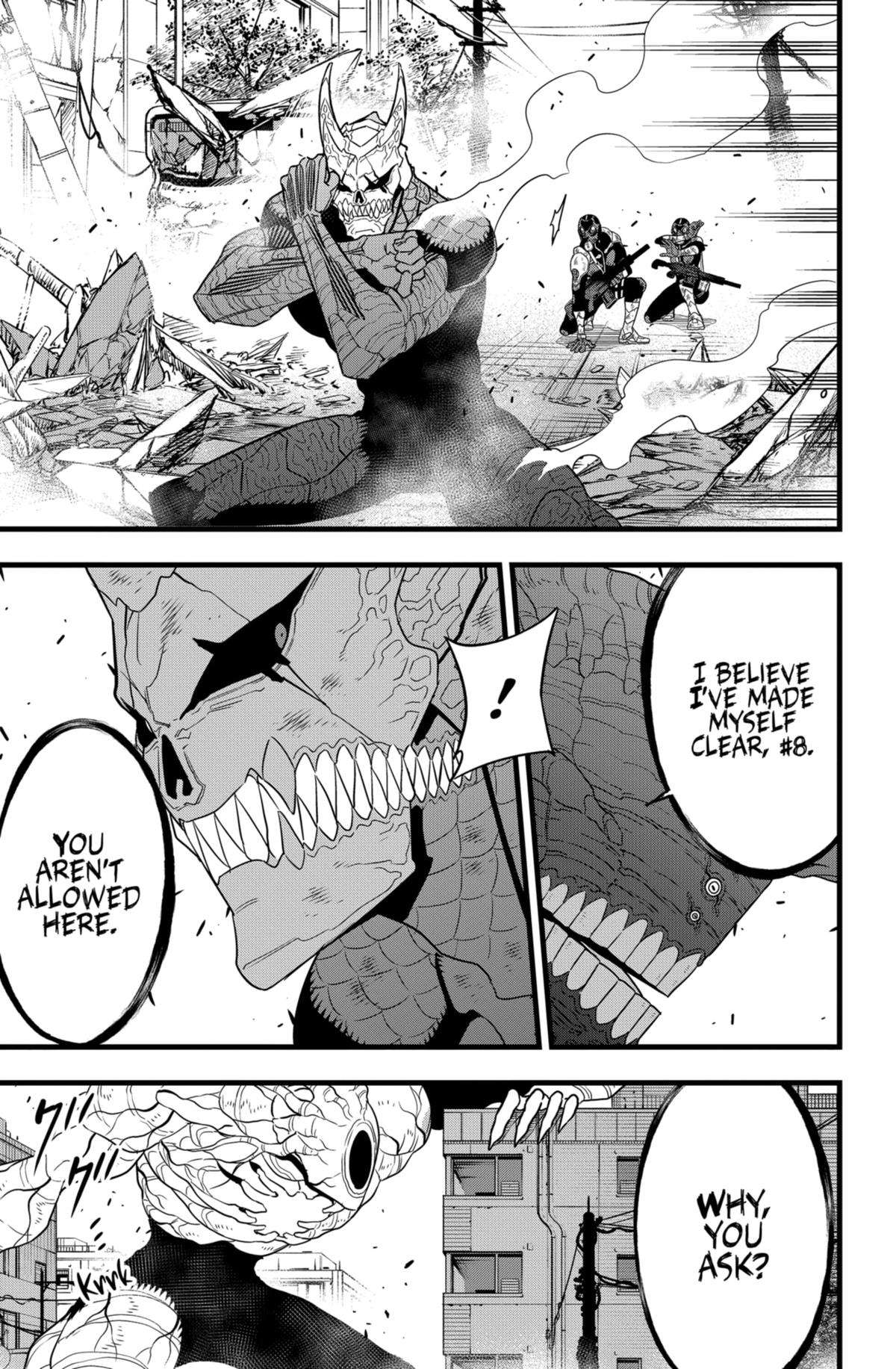 Kaiju No. 8, chapter 98