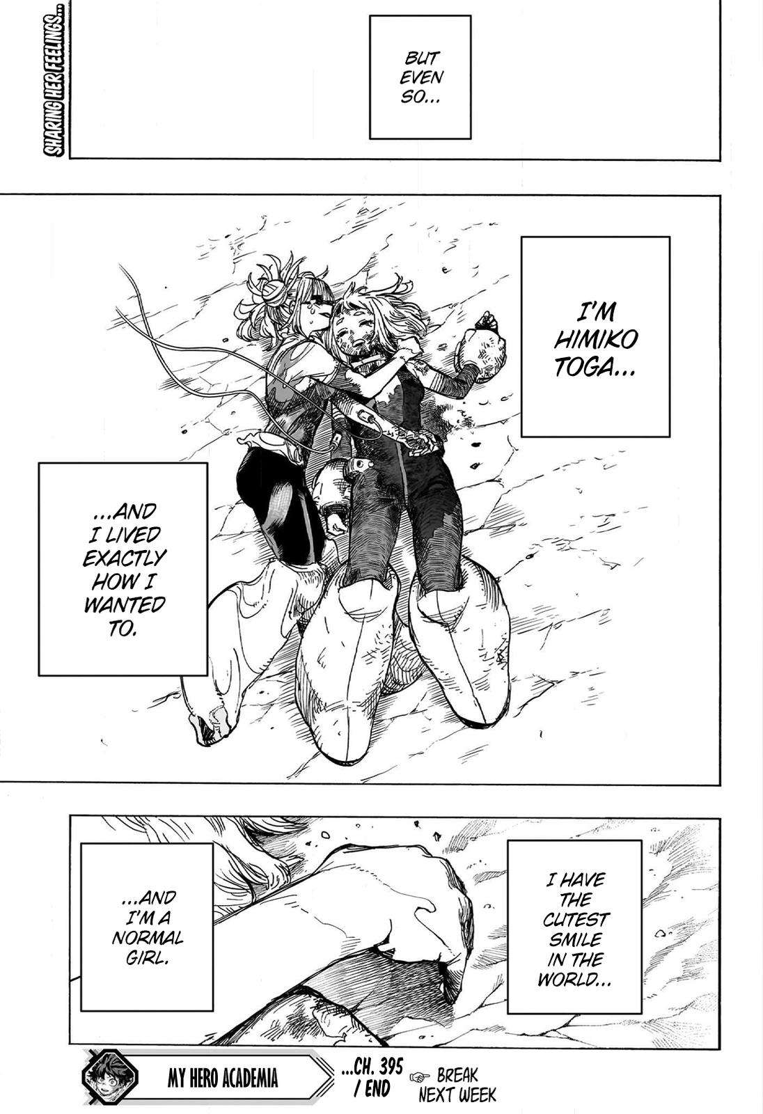 My Hero Academia, chapter 395