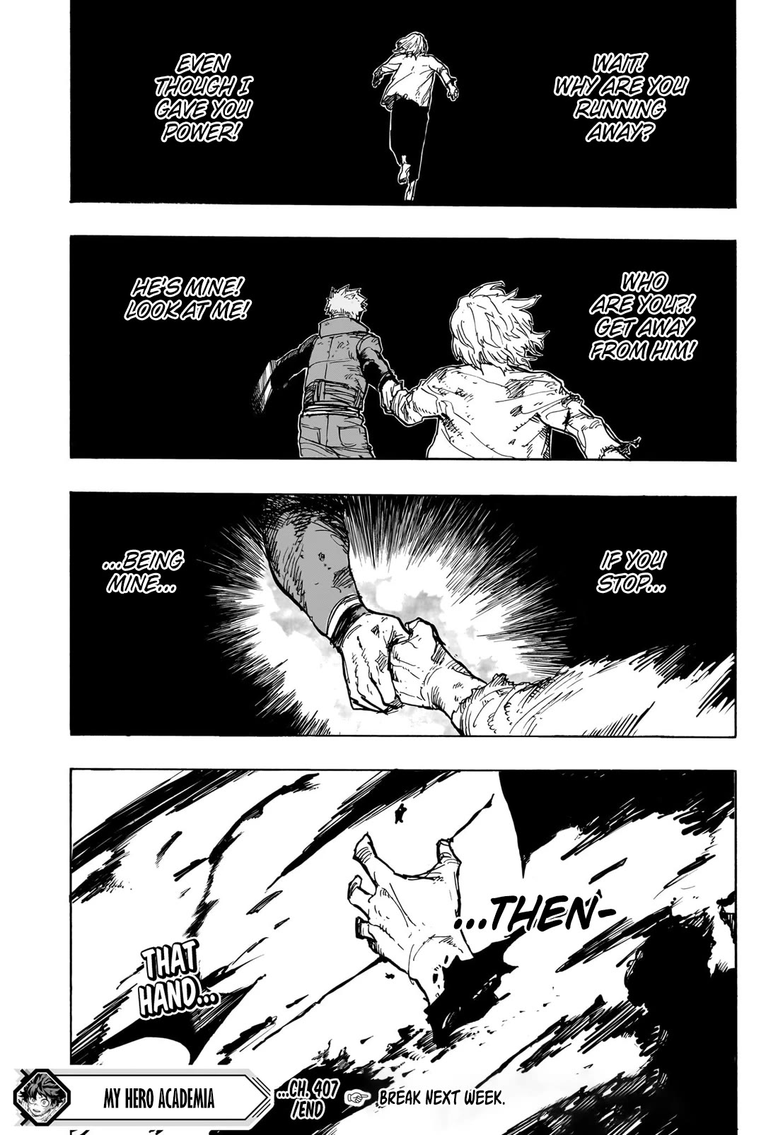 My Hero Academia, chapter 407