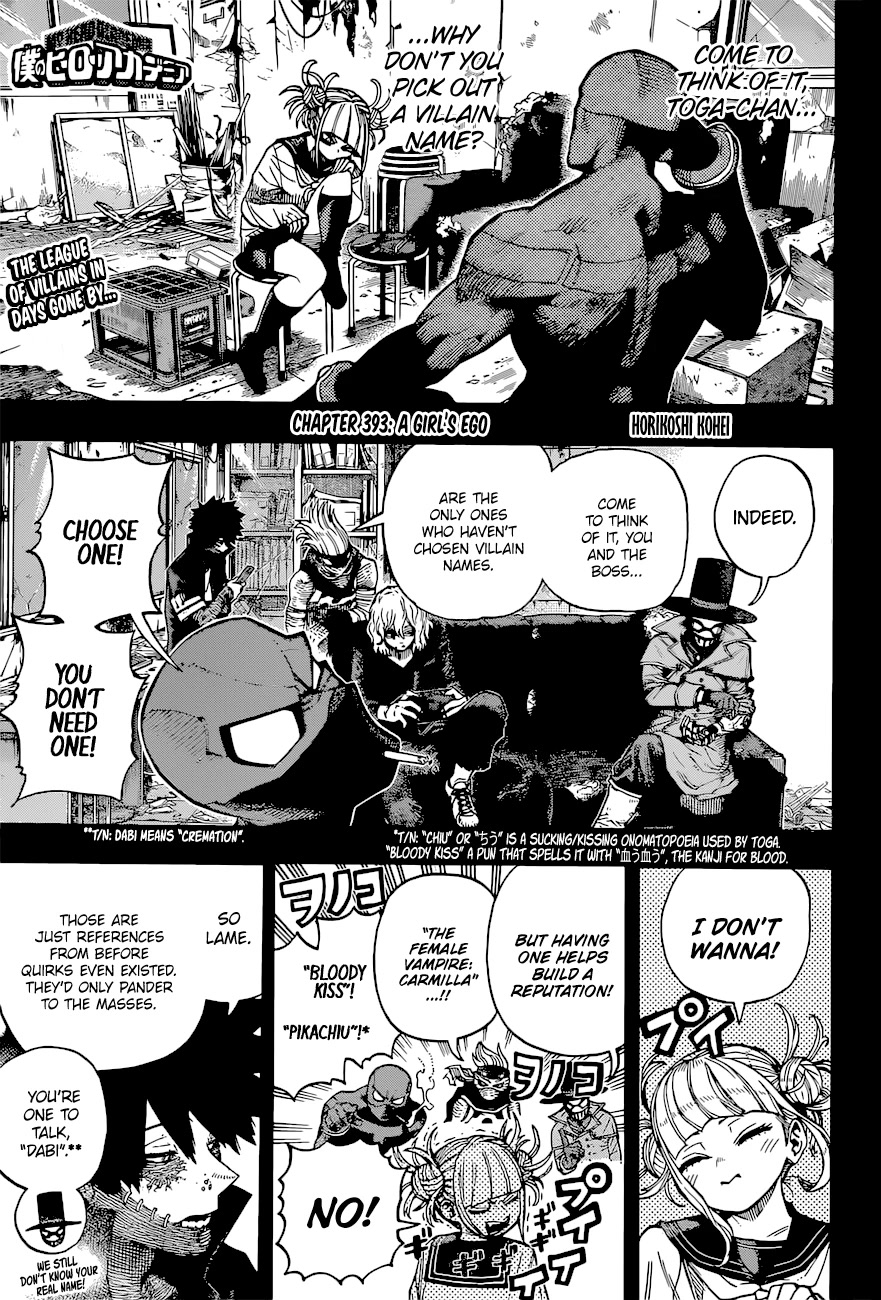 My Hero Academia, Chapter 405 - My Hero Academia Manga Online