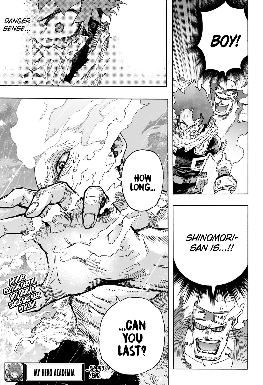 My Hero Academia, chapter 410