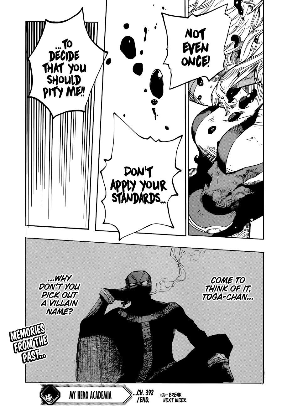 My Hero Academia, chapter 392