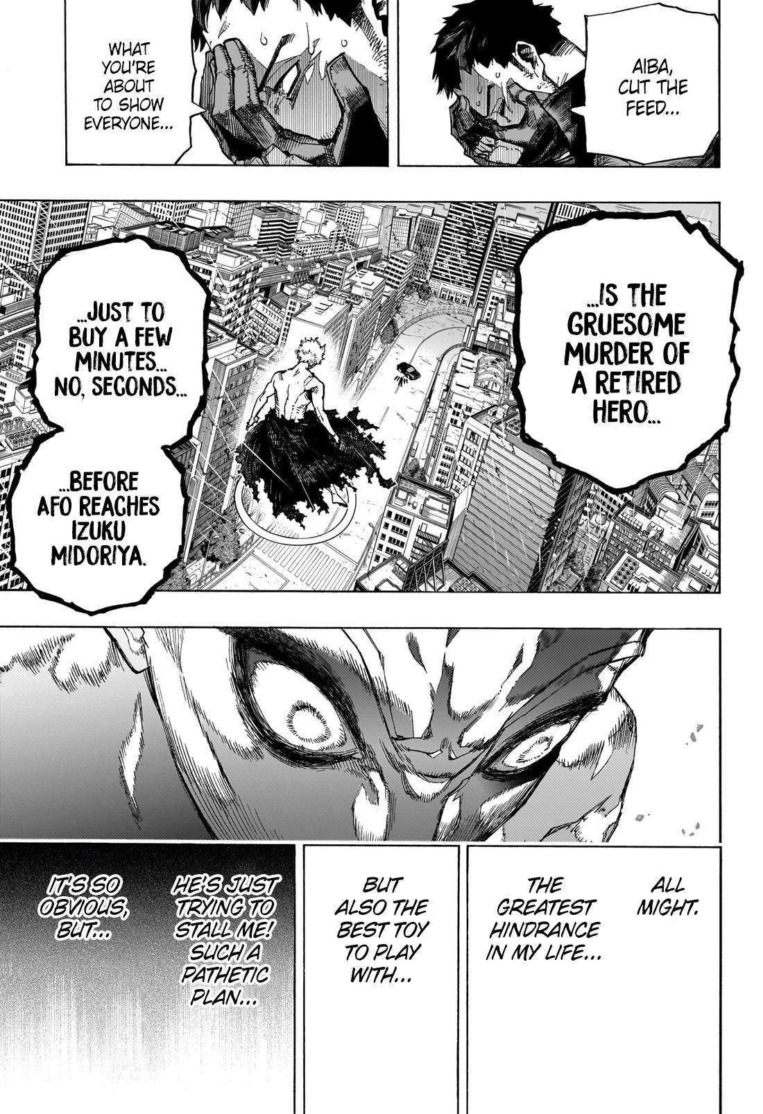 My Hero Academia, chapter 396