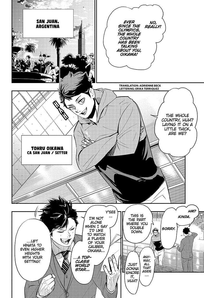 Haikyuu!!, Chapter 369 - Food and Muscle - Haikyuu!! Manga Online