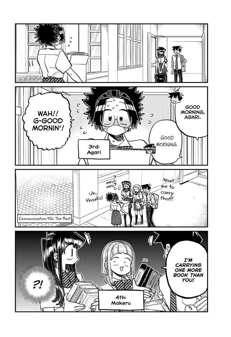 Komi-san wa Komyushou Desu Manga Chapter 399