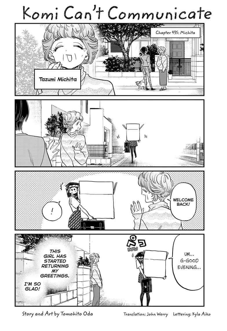 Komi Can’t Communicate, Chapter 435