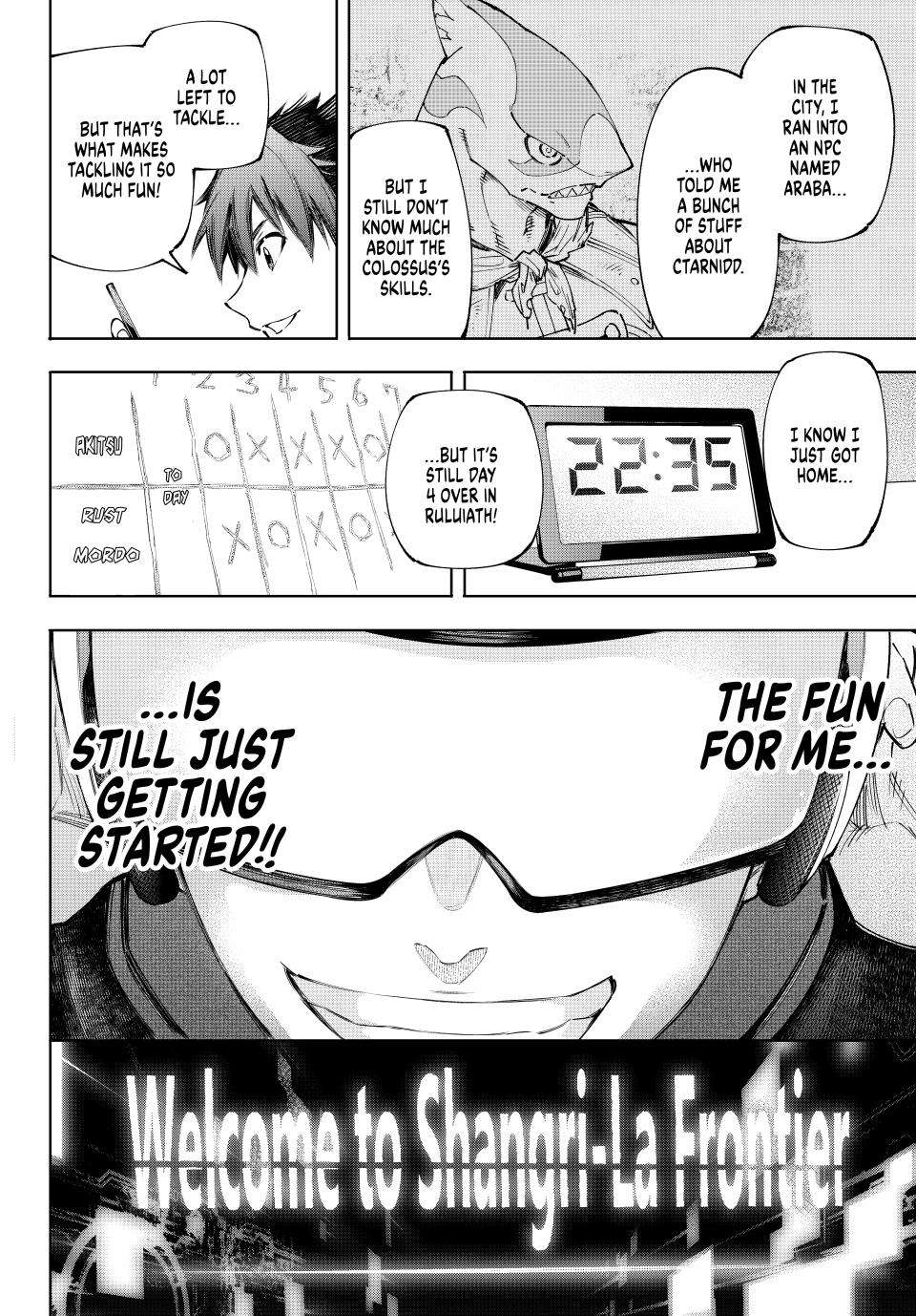 Shangri-La Frontier, Chapter 161