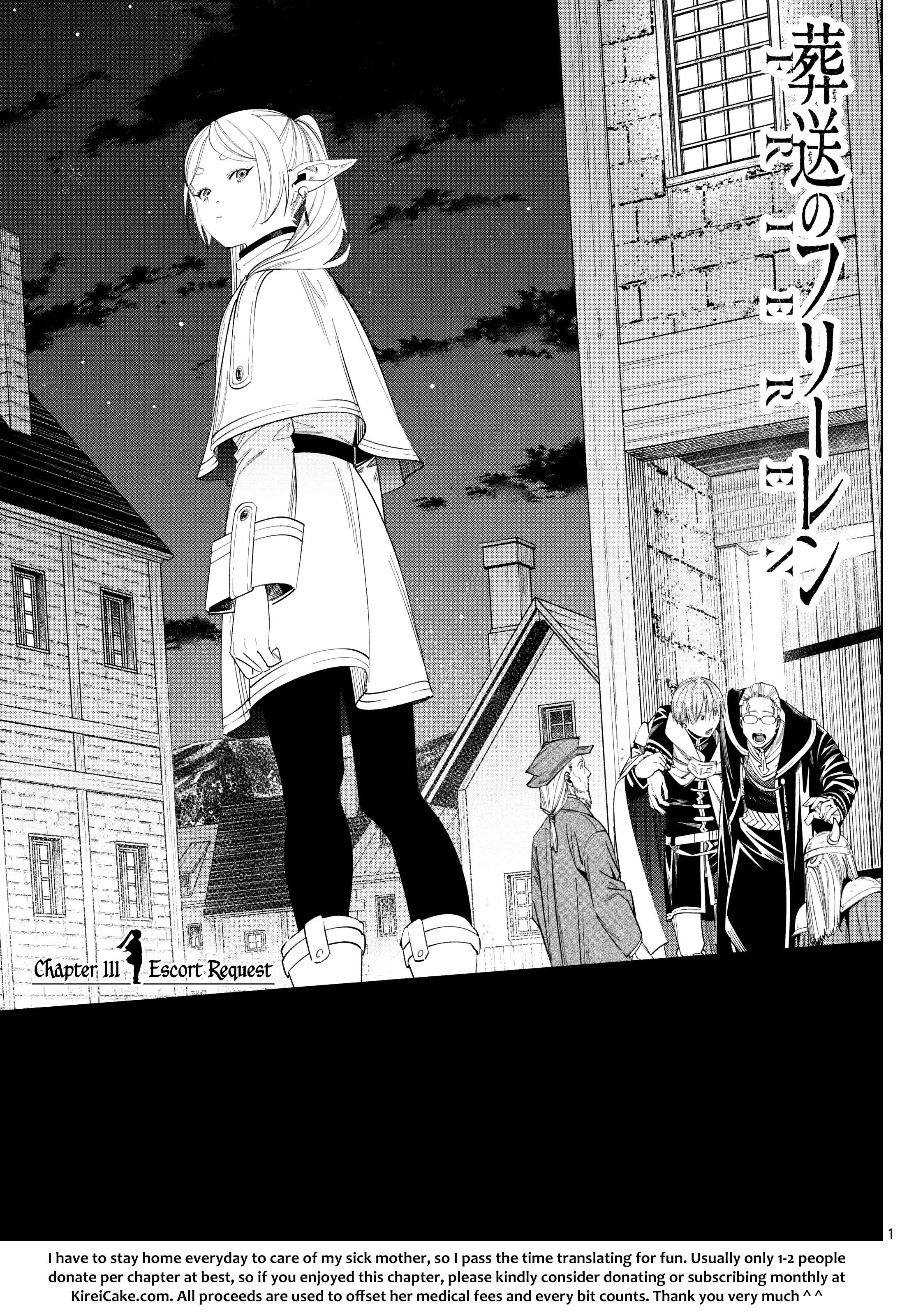 Sousou no Frieren, chapter 111