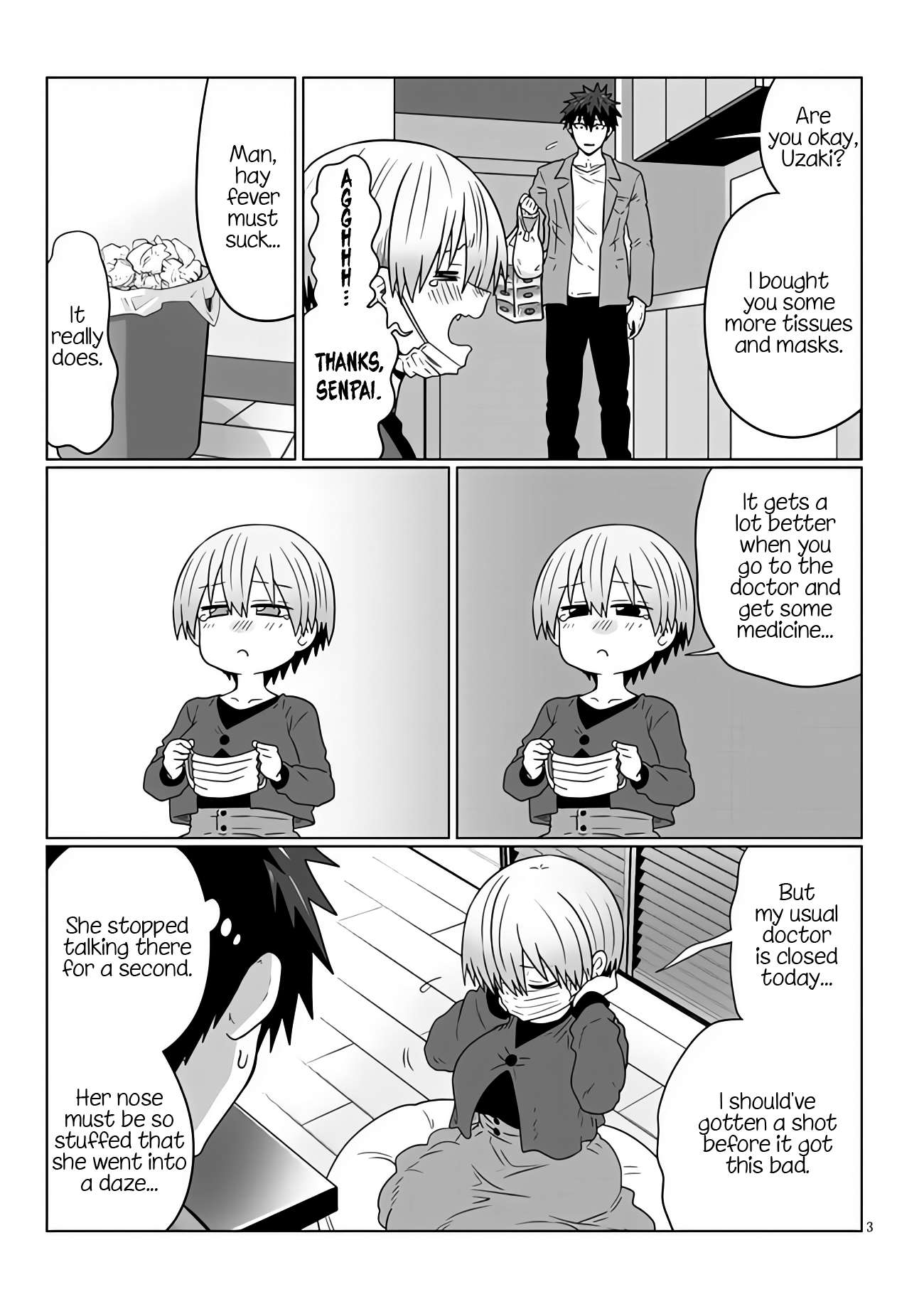 Uzaki-chan Wants to Hang Out!, Chapter 96