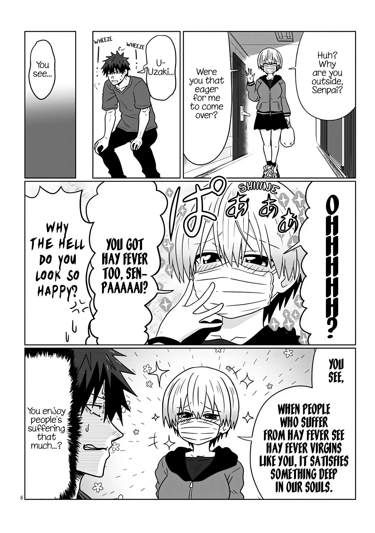 Uzaki-chan Wants to Hang Out!, Chapter 96