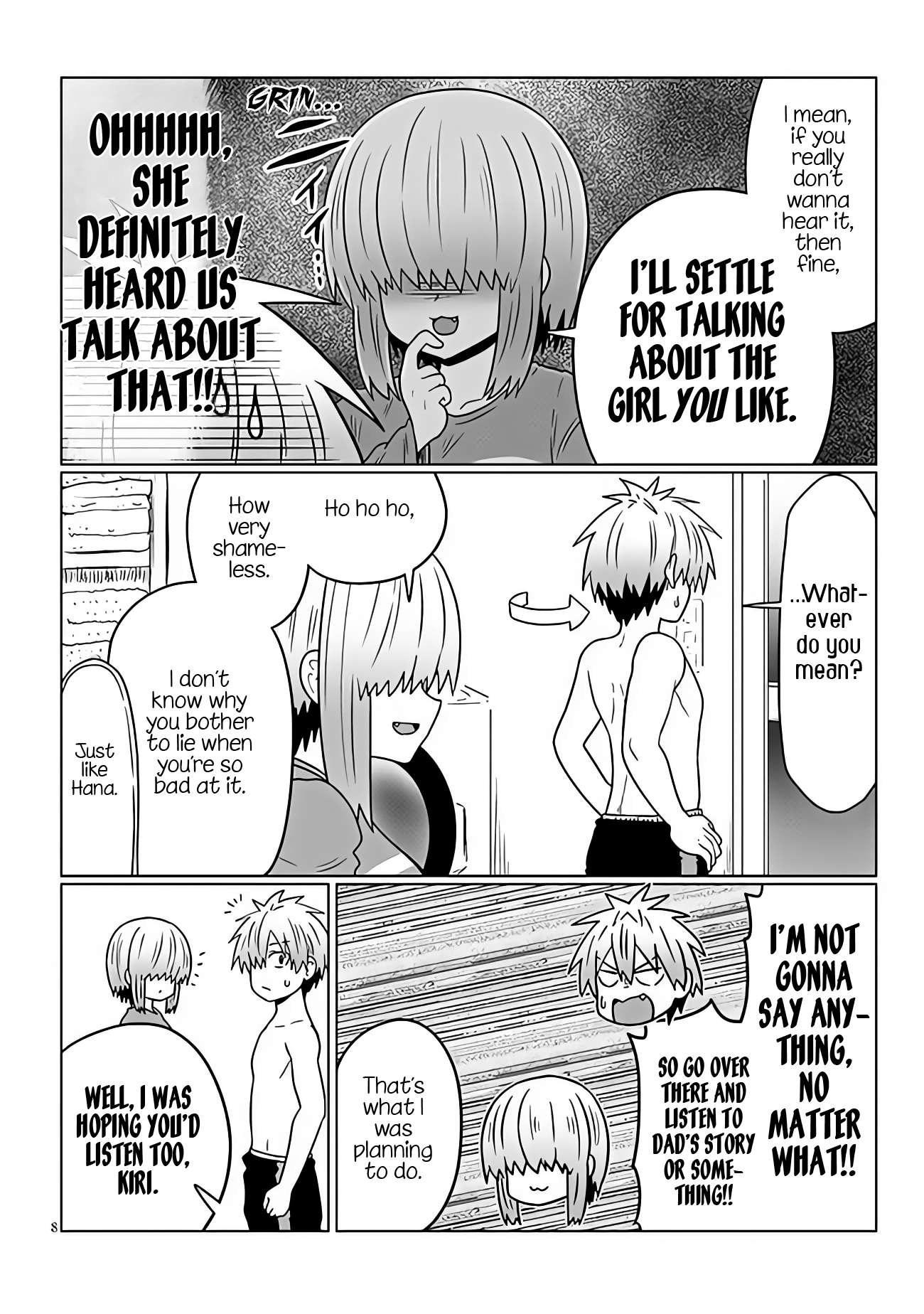 Uzaki-chan Wants to Hang Out!, Chapter 97