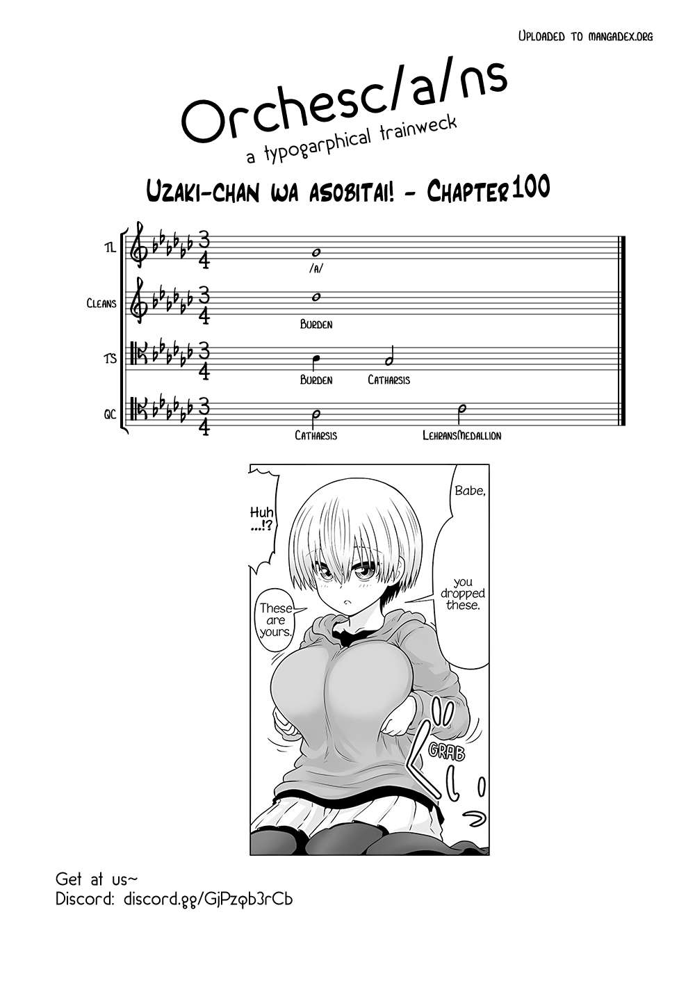 Uzaki-chan Wants to Hang Out!, Chapter 100