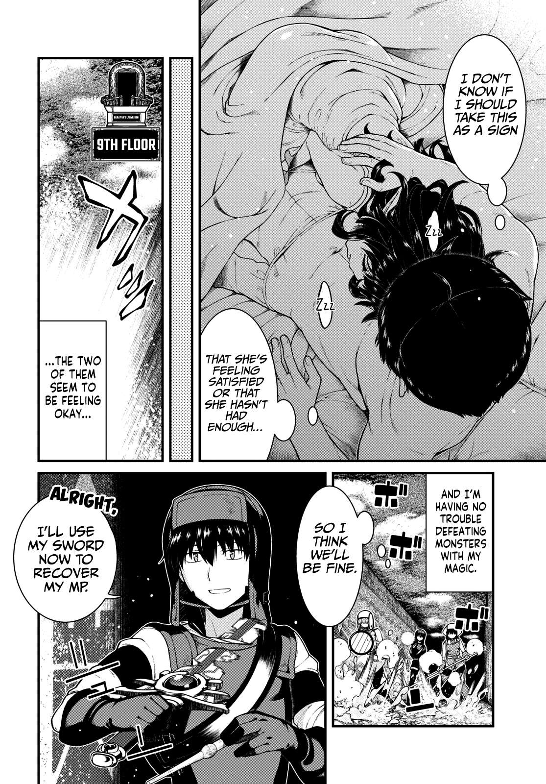 Isekai Meikyuu de Harem o, chapter 75