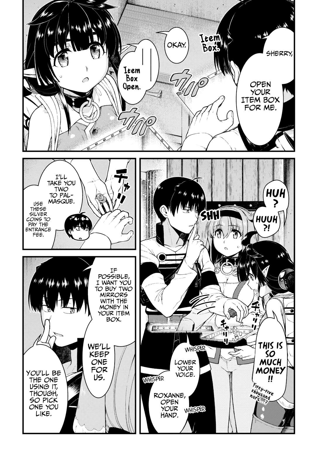 Isekai Meikyuu de Harem o, chapter 77