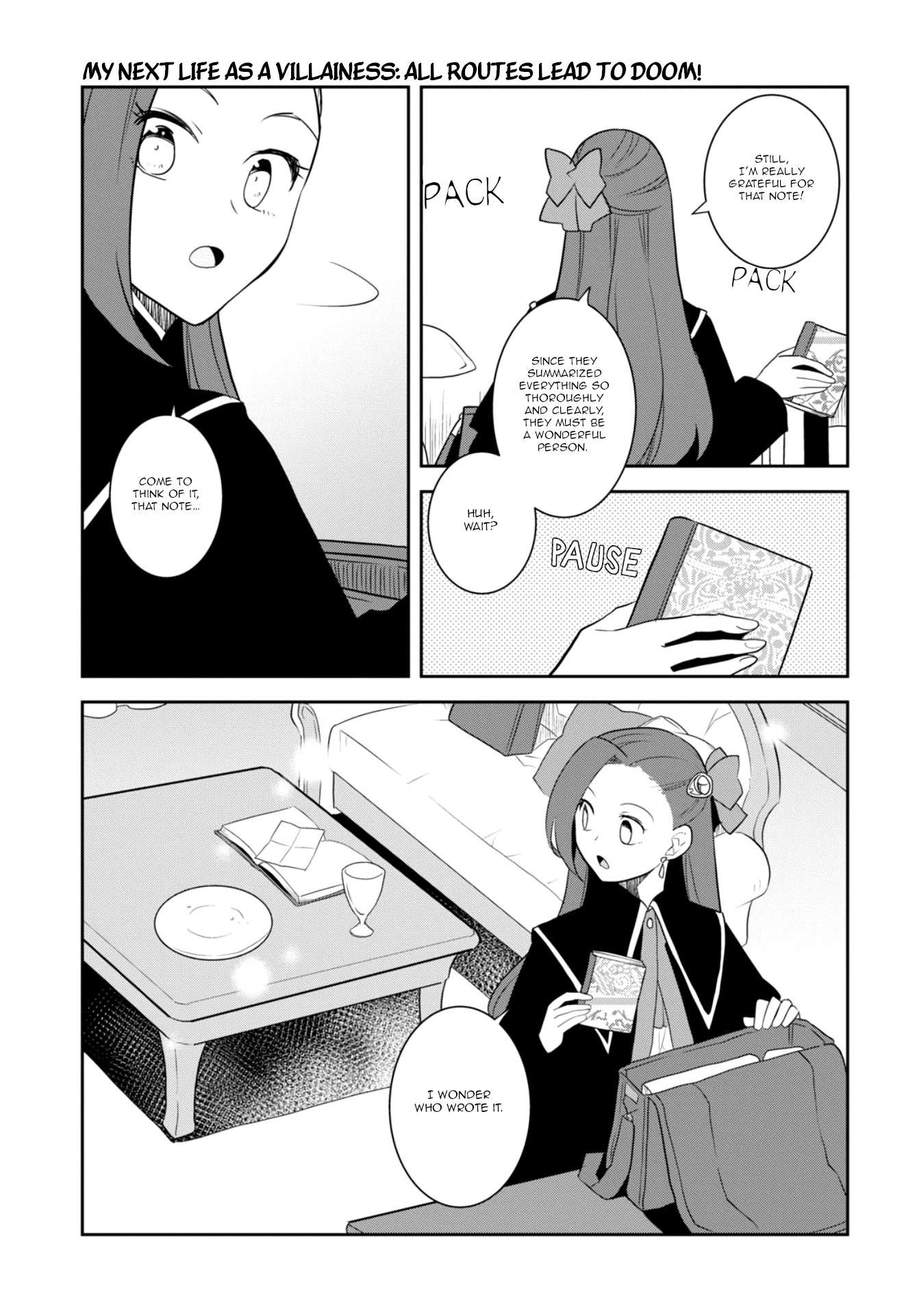 DISC] Otome Game no Hametsu Flag shika nai Akuyaku Reijou ni Tensei shite  shimatta (Bakarina) - Ch. 59 : r/manga