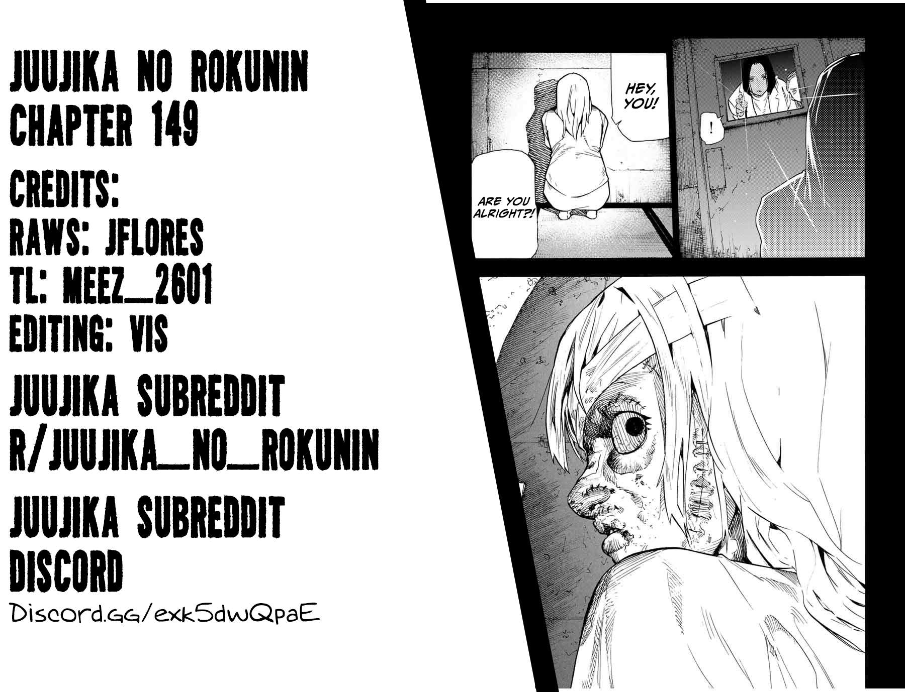 Juujika no Rokunin, Chapter 148