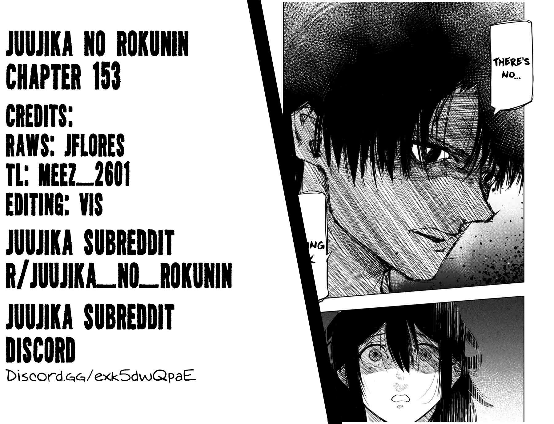 Juujika no Rokunin, Chapter 153