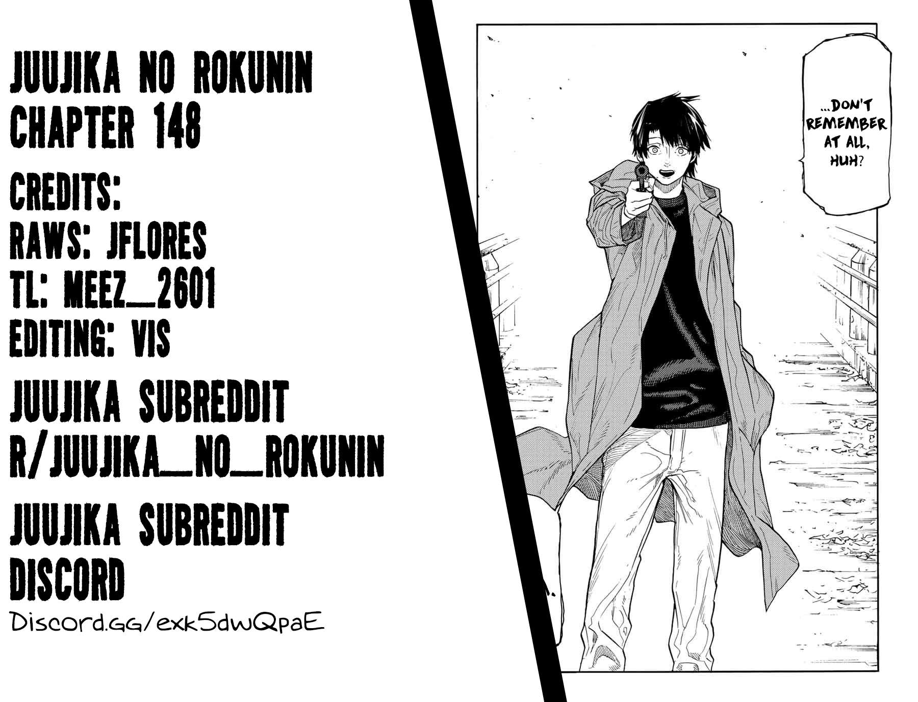 Juujika no Rokunin, Chapter 148