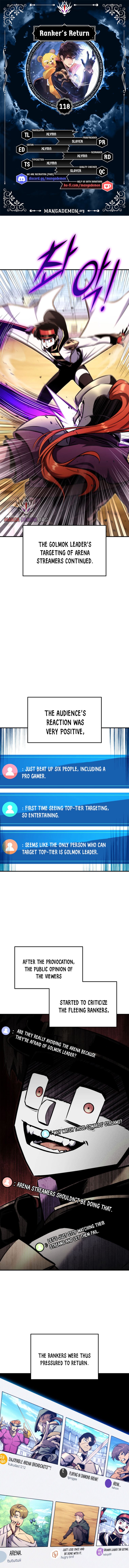 Ranker’s Return (Remake), Chapter 118