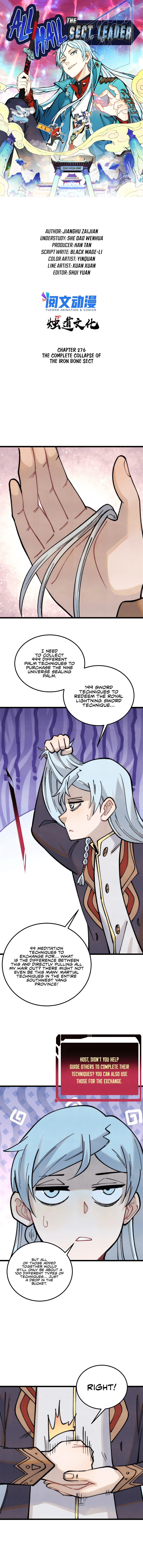 All Hail The Sect Leader, Chapter 276