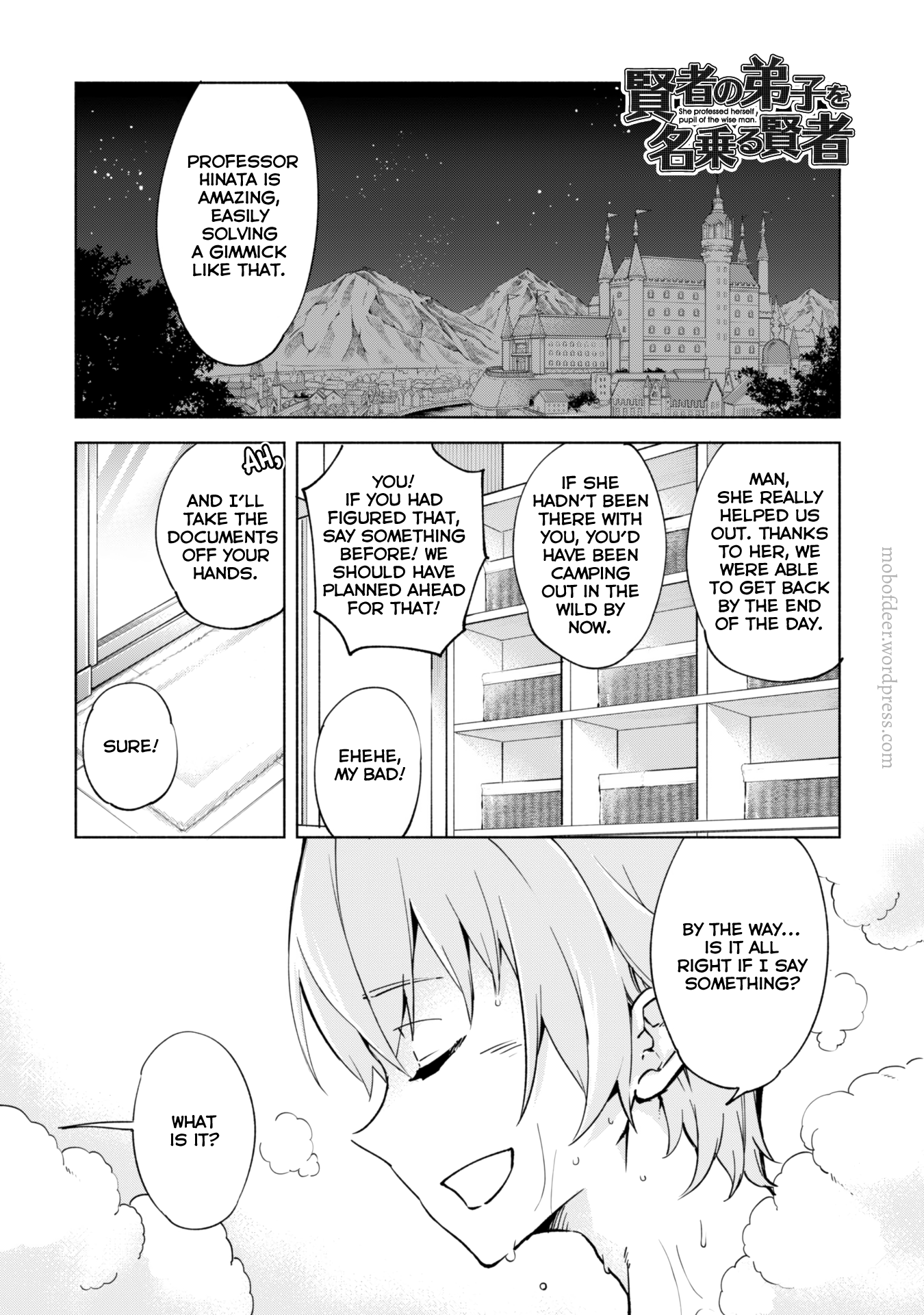 Read Manga Kenja no Deshi wo Nanoru Kenja - Chapter 54