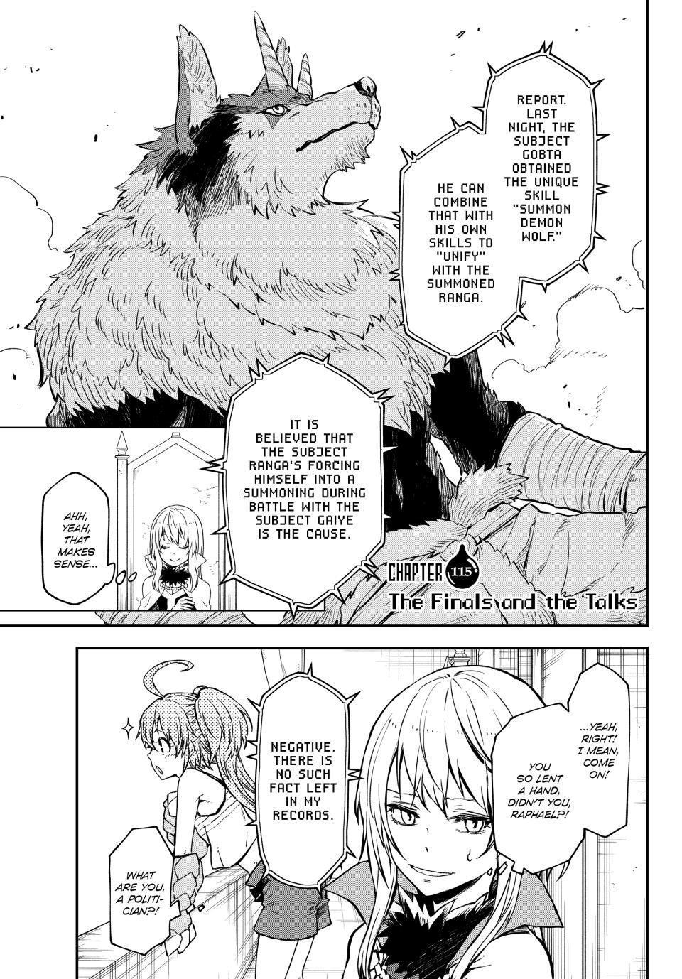 That Time I Got Reincarnated as a Slime, Chapter 115